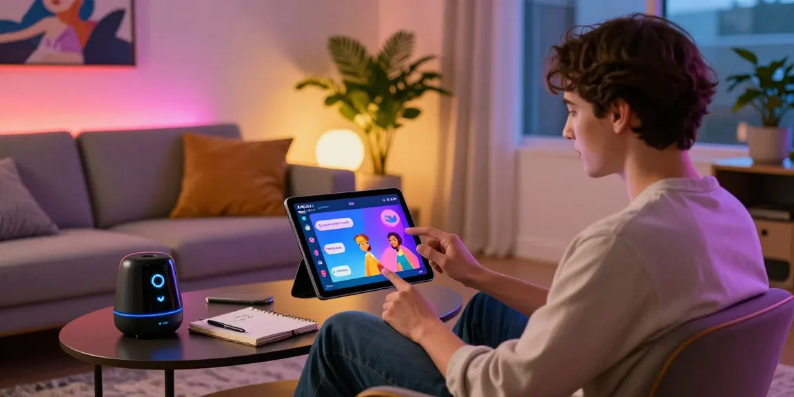Engaging with Crushon AI in a vibrant digital environment showcasing interactive characters.